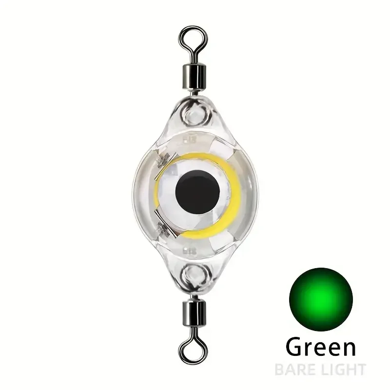 1 piece of underwater fish lure lamp with water trigger design dual rotating bait lamp/single saltwater and freshwater light fishing light