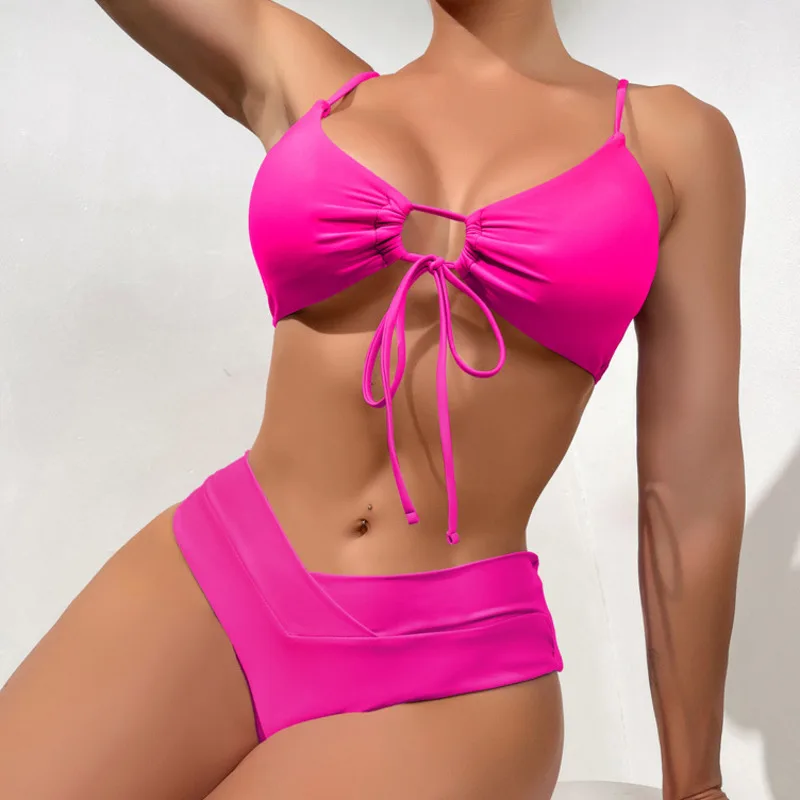 

Sexy Bikinis Women's Swimwear Female Swimsuit For Swimming Wear Bathing Suits Brazilian Bikini Set Beachwear Pool Bather 2024