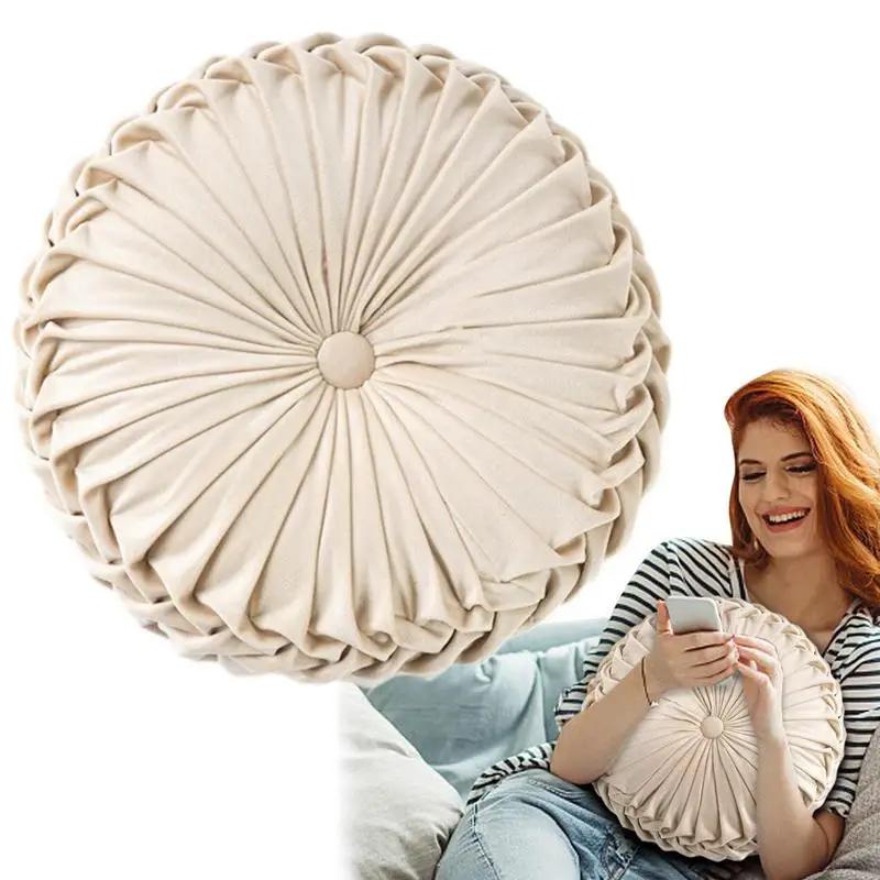 

Universal Round Offices Pillow New Creative Toast Bread Futon Lazy Cushion Home Ground Chair Office Pudding Butt Round Cushions
