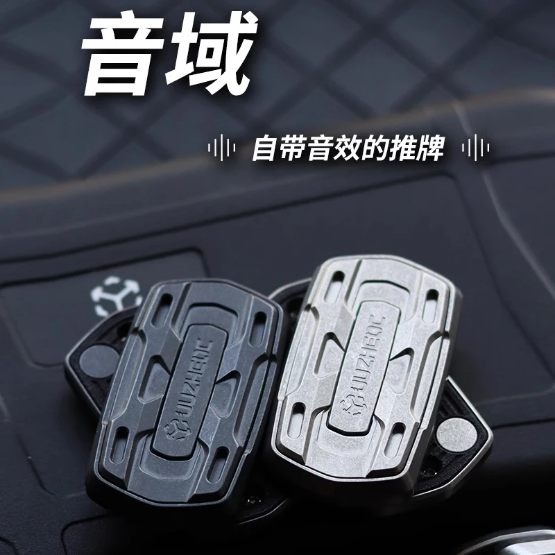 

Matrix Edc Sound Range Push Card Portable Solution Pressure Reduction Toy Fingertip Gyro Ppb Play Gift