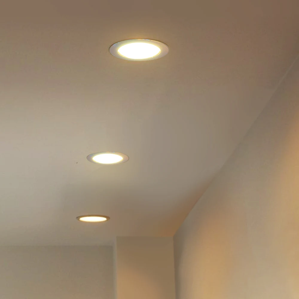 LED Downlight Recessed Ceiling Lamp 7W 9W 12W 15W 18W Cold /Warm white led Spotlight AC 220V Indoor Lighting Panel Light led downlight recessed ceiling spotlight ceiling lamps