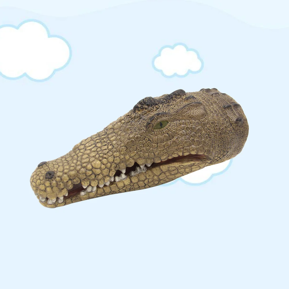 Fake Crocodile Hand Puppet Aniaml Toy Role Play Animal for Kids Parent-child Toys