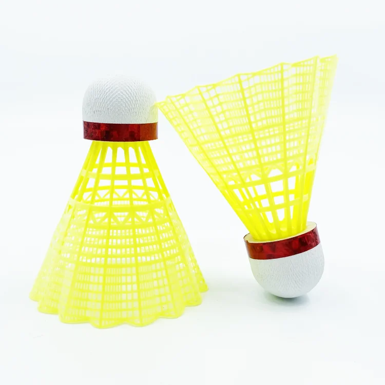 Conjunto de 6/12 petecas de badminton de nylon para treinamento, alta estabilidade e durabilidade, para esportes internos e externos._voghion.com