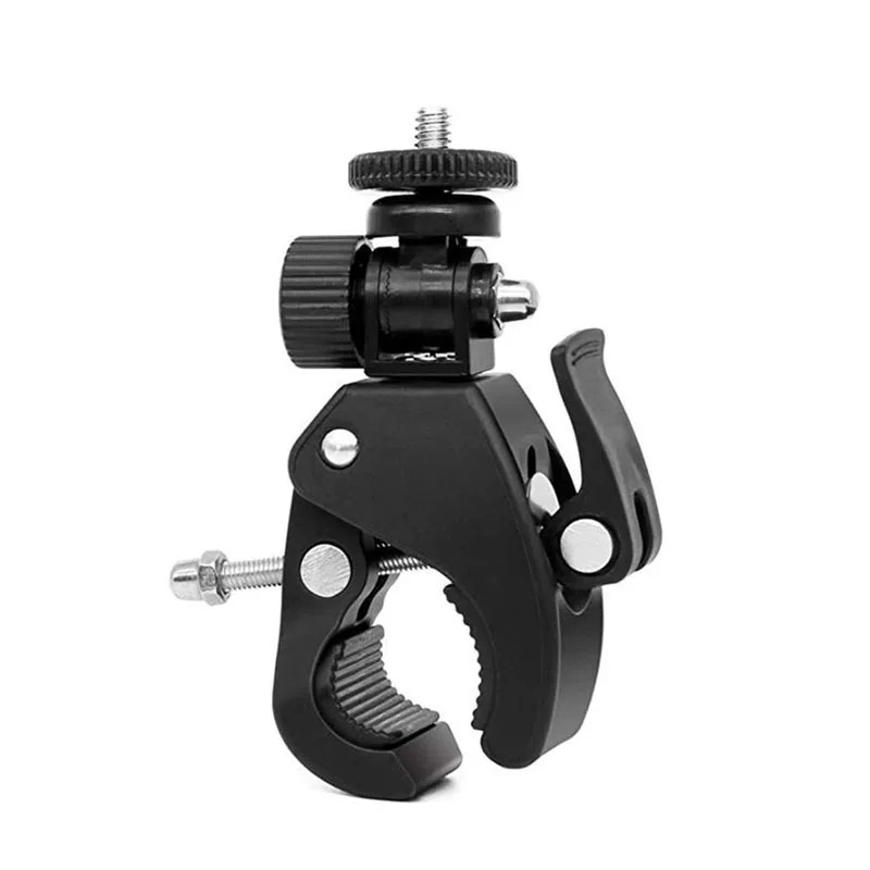 

ZLRLMHY Photography DV Holder with 360 ° Adjustable Lifting Ratchet Head Suitable for Gopro Hero 8 7 Bicycle Motorcycle Handle
