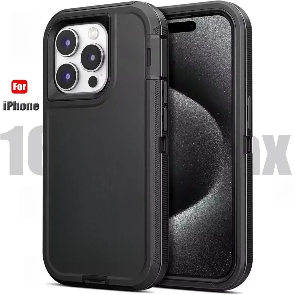 Premium 3in1 Heavy Duty Anti Drop Phone Case For IPhone 17 Pro Max 16 15 - Image 2