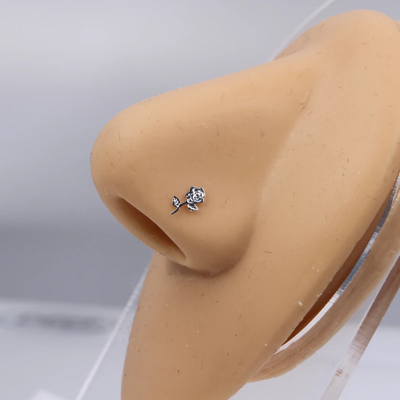 Nose Piercing Jewelry for Women Men Nose Stud Bone Straight Bar