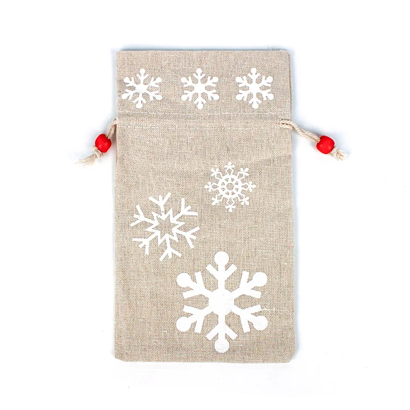 2022 New Design Big Size Santa Stockings Candy Nuts Gift Package Bag Christmas Drawstring Sacks