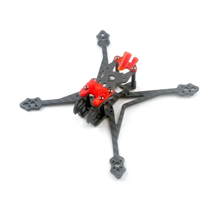 Kit cadre drone FPV course Crux35 3.5" Happymodel fibre carbone
