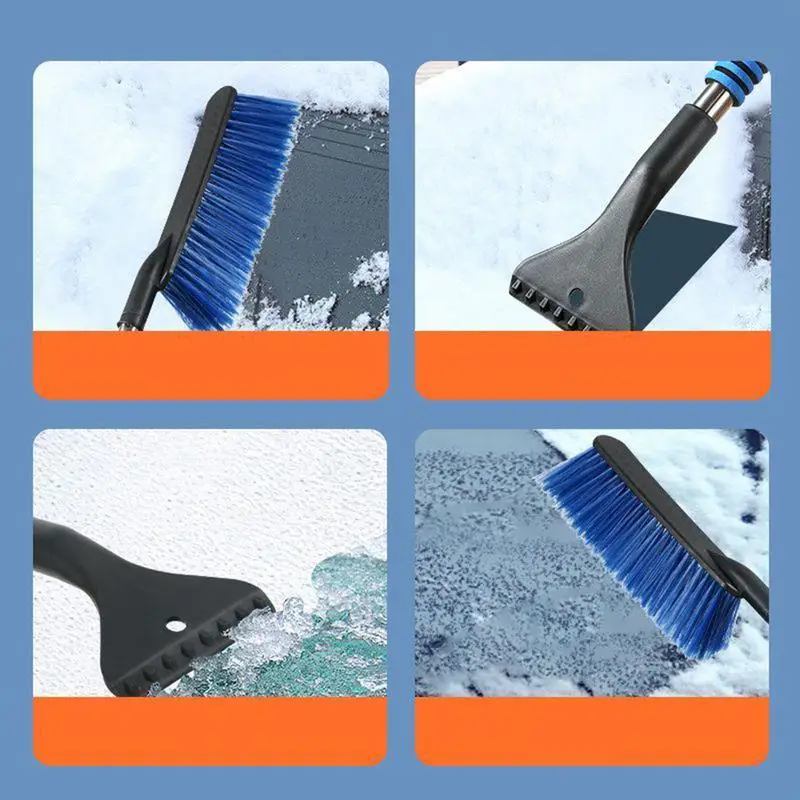 Windshield Ice Scraper Multifunctional Car Scraper Snow Brush Car Snow Brush Portable Remover For