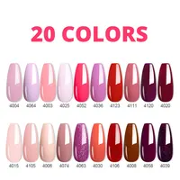 Parkson 10/20PCS Nail Gel Polish 8ml Pure Color Varnish Soak Off Nail Gel Kit UV LED Vernis Semi Permanent Lakiery For Maincure 1