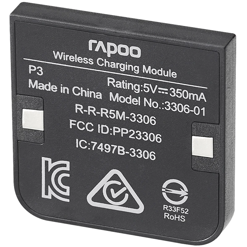 Módulo de Carregamento sem Fio Rapoo p3 Suporta Protocolo de Carregamento sem Fio qi Vt9pro Mt760 Série Vt0 - Imagem 3