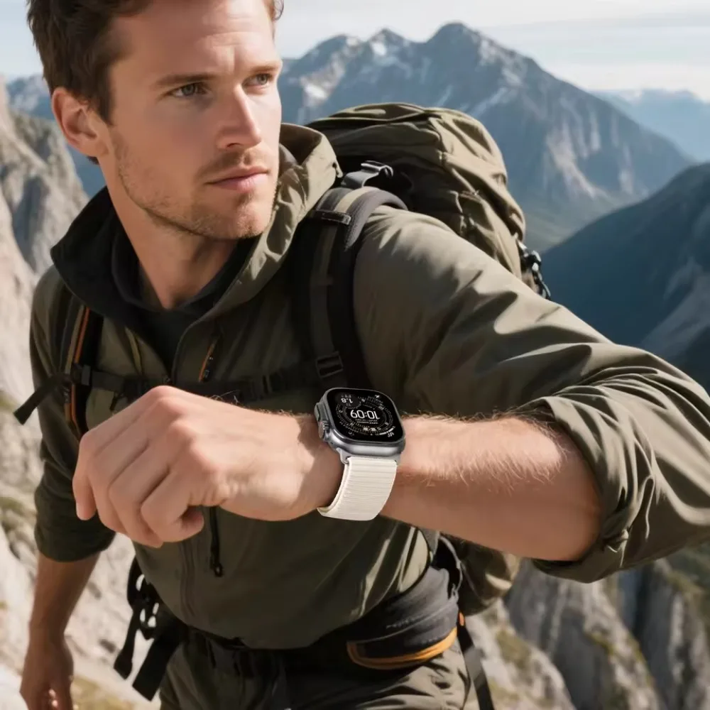 Premium Nylon Loop Strap for Apple Watch - Comfortable and Durable Watchband