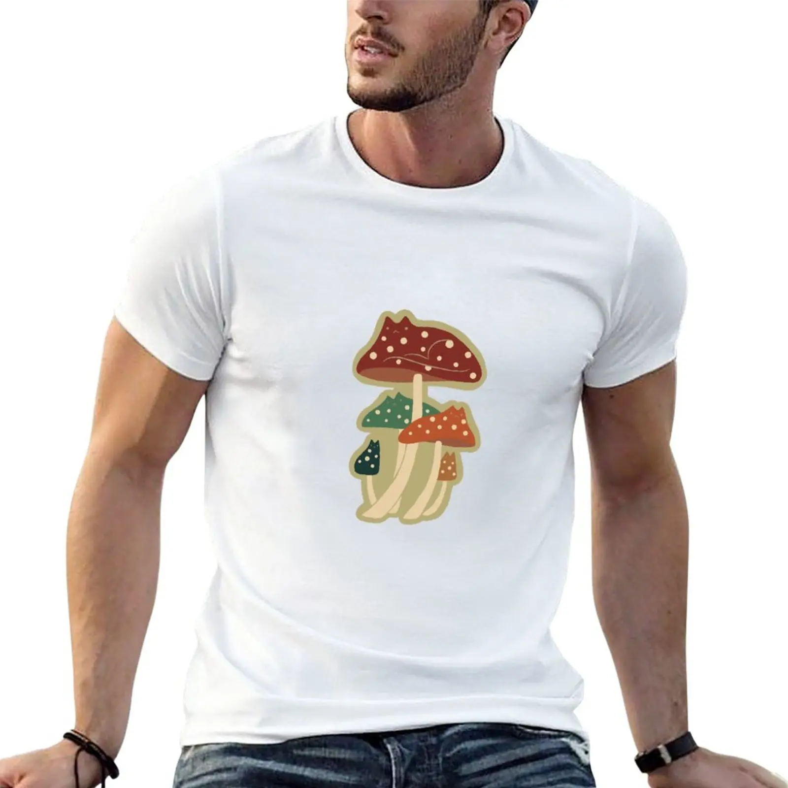 

Meowshrooms T-Shirt sweat shirts graphic t shirts plus size tops men t shirts