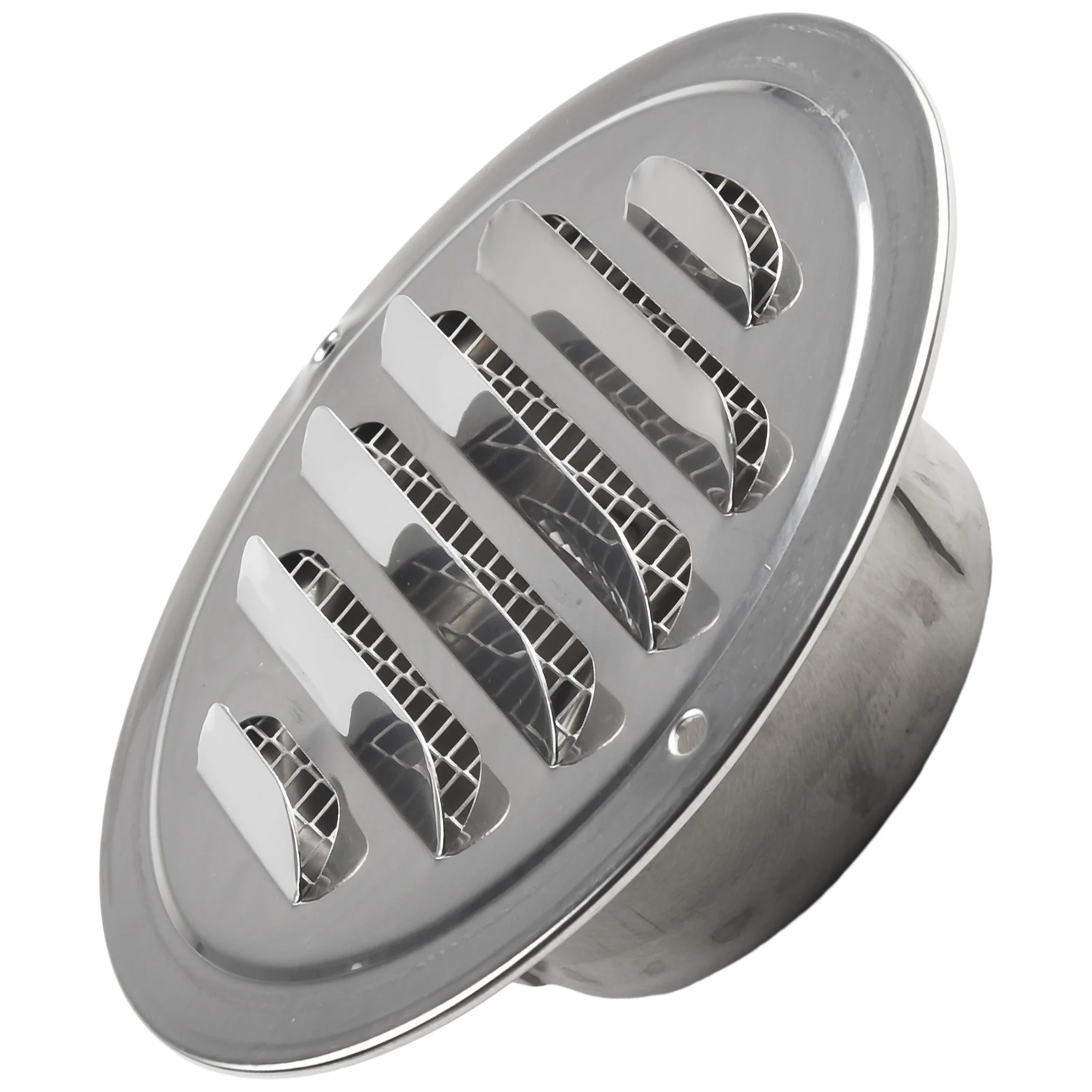 

1pc 70-300mm Round Stainless Steel Vent Grille Exterior Wall Duct Ventilation Tool For Residential Commercial Industrial Setting