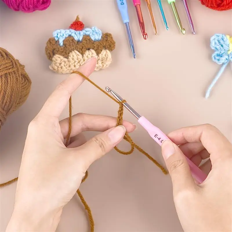 Aluminum Crochet Knitting Needles 2.0-5.0mm Knitting Sewing Tools For Beginners Sweater Needle Weaving Hook Needle