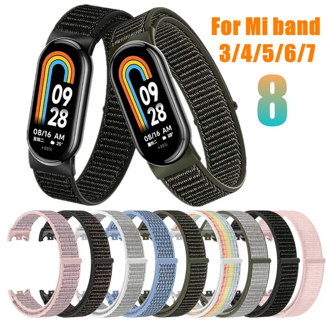 Nylon Strap for Xiaomi Mi Band 3 4 5 6