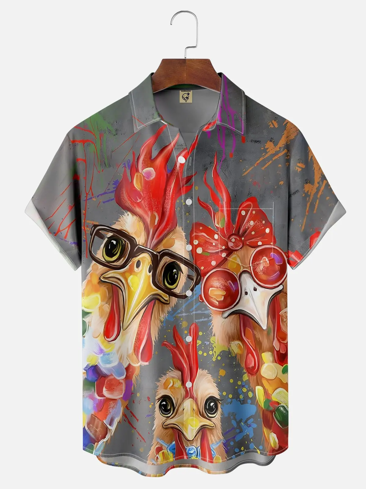 thumbnail image 1 of Camiseta divertida con estampado 3D de animales de dibujos animados para hombre, camisetas de manga corta de secado rápido, ropa informal de verano para hombre, camisas de moda callejera, 1 of 5