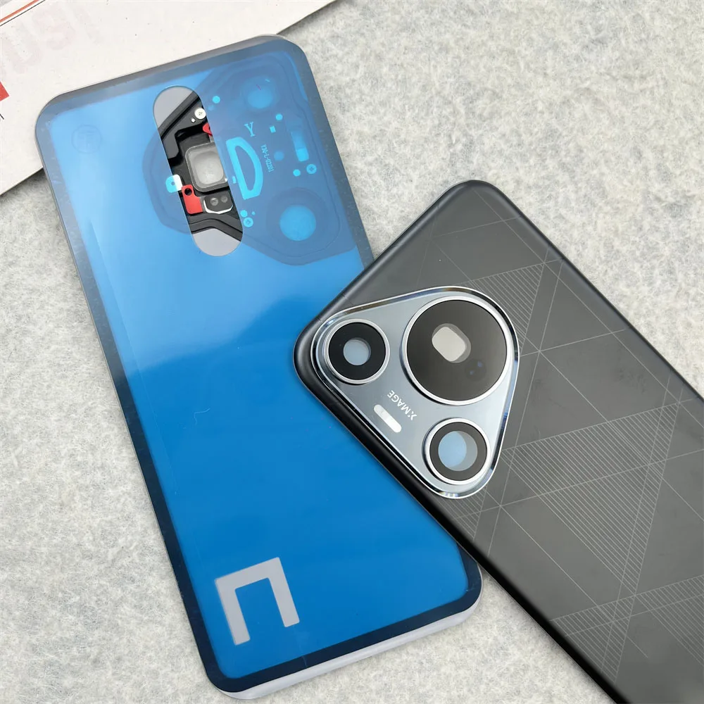 화웨이 푸라 70 프로 플러스 배터리 커버 후면 도어 하우징 케이스 (P70pro+ HBN-AL10) 카메라 렌즈 프레임 포함
