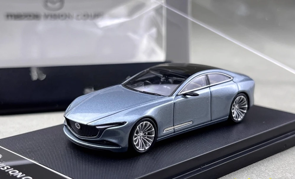 Rhino Model 1:64 Concept Vision Coupe /RX Gray Red Diecast Model