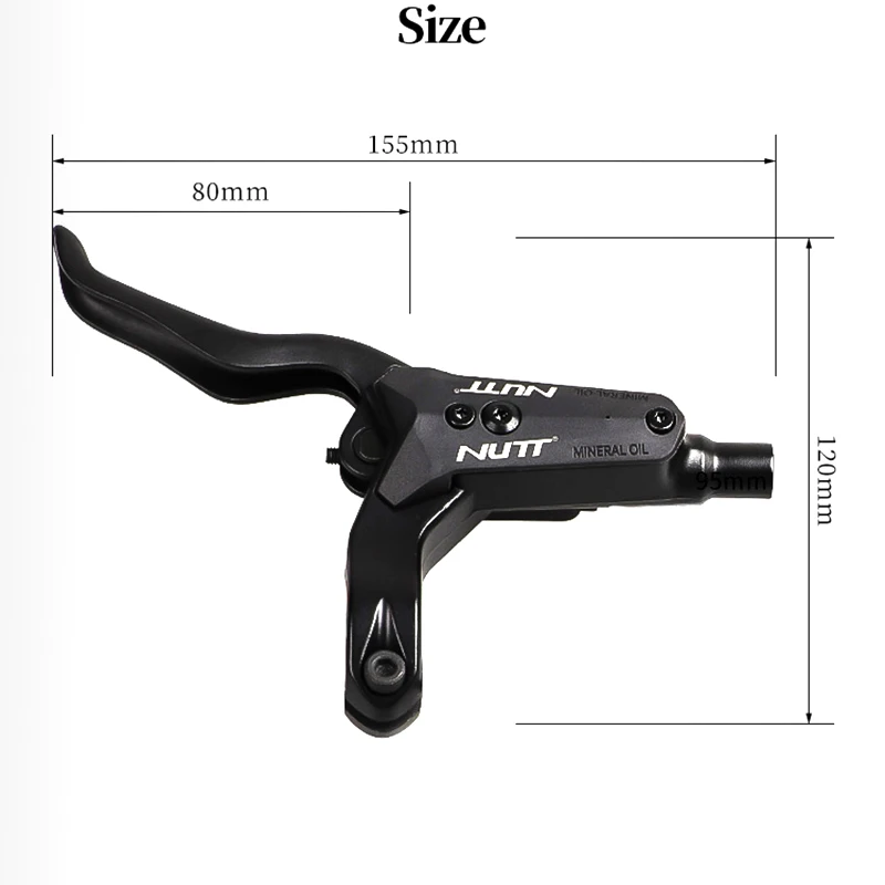 NUTT Scooter elettrico freno a disco idraulico induzione magnetica spegnimento disco olio freno pinza inversa - immagine 5