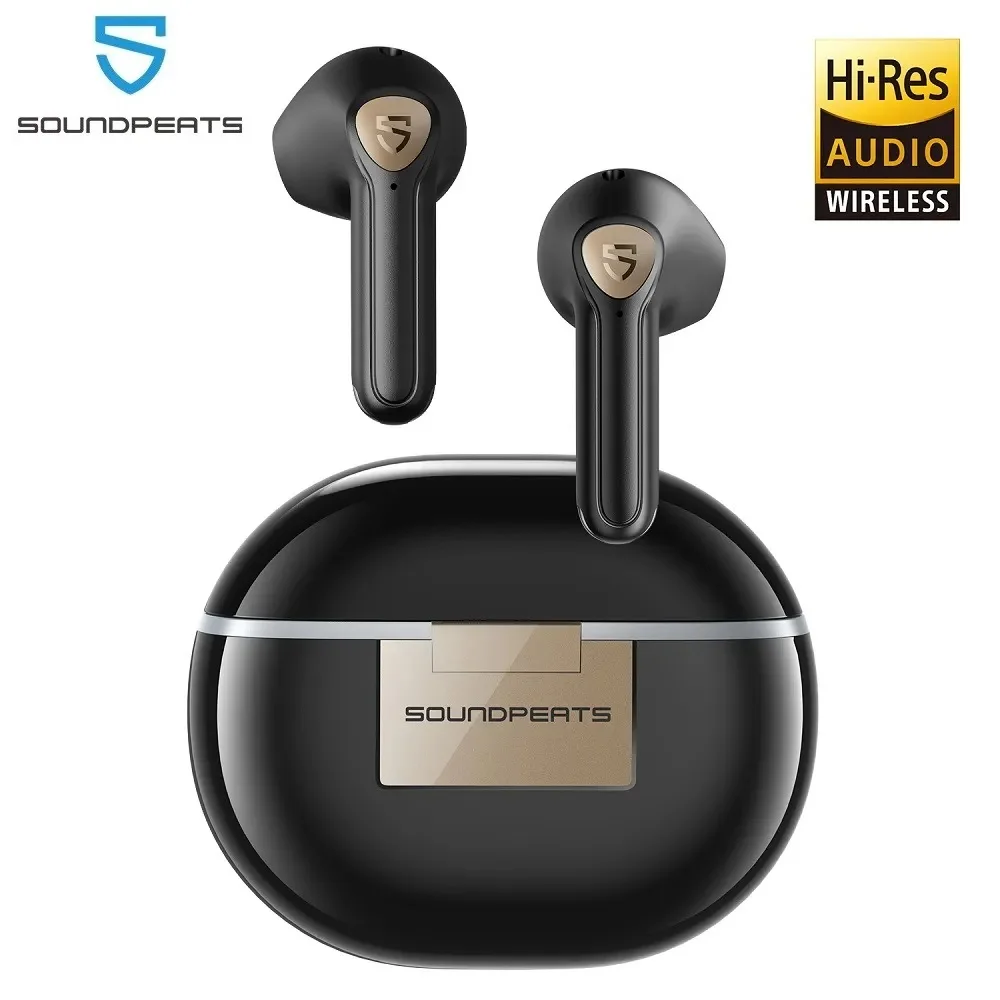  SoundPEATS Air3 Deluxe HS Bluetooth 5.2 Earphones Hi-Res Audio Wireless Earbuds with LDAC Codec, in-Ear Detection,App Support 
