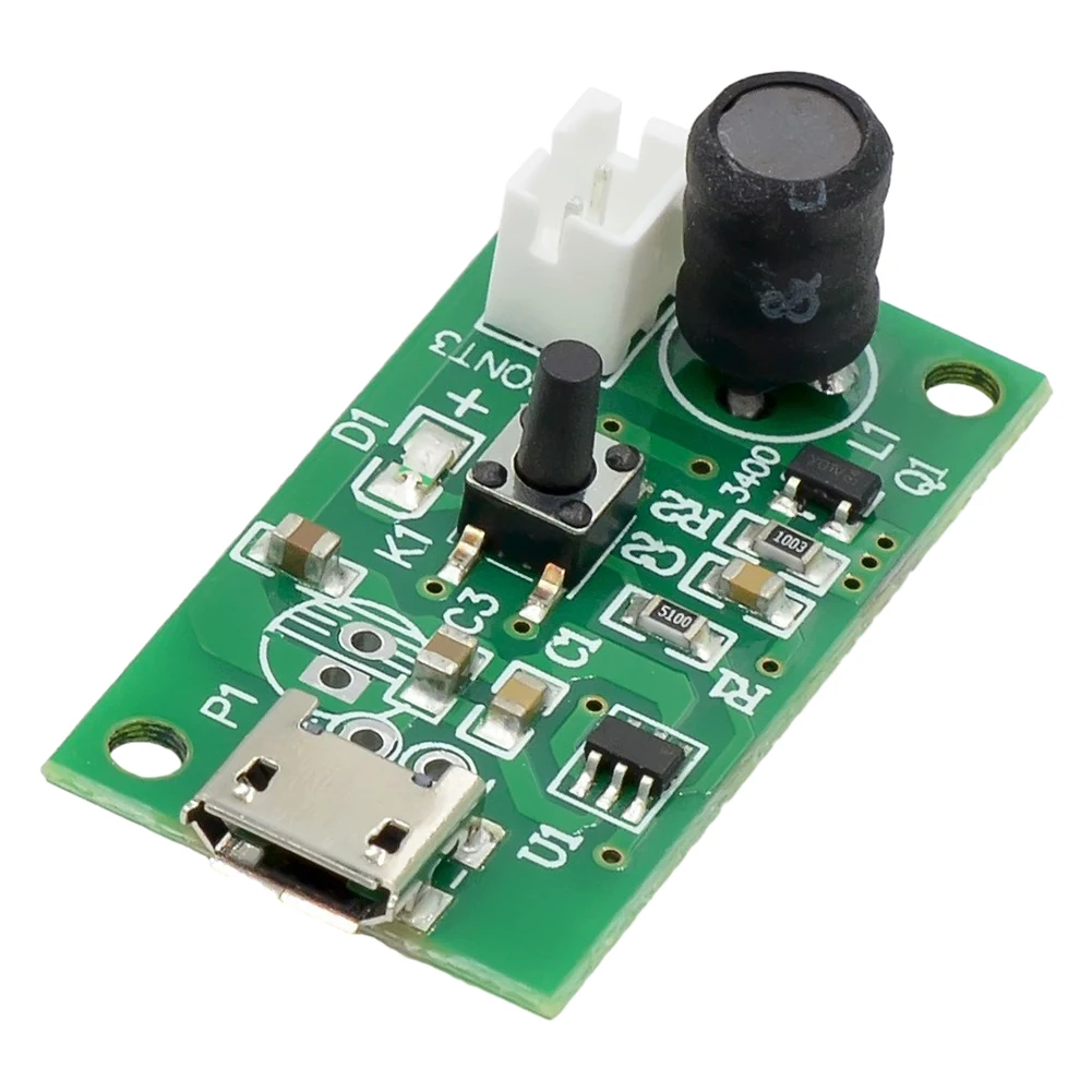 Kit 4 Mini Umidificatori USB Fai Da Te | Scheda Driver E Pellicola Nebulizzante 5V