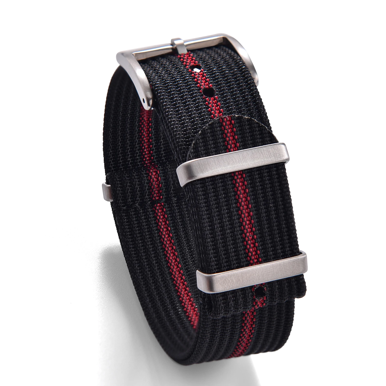 Ribbed Nylon Canvas Watch Strap - Universal Men's Sport Bracelet