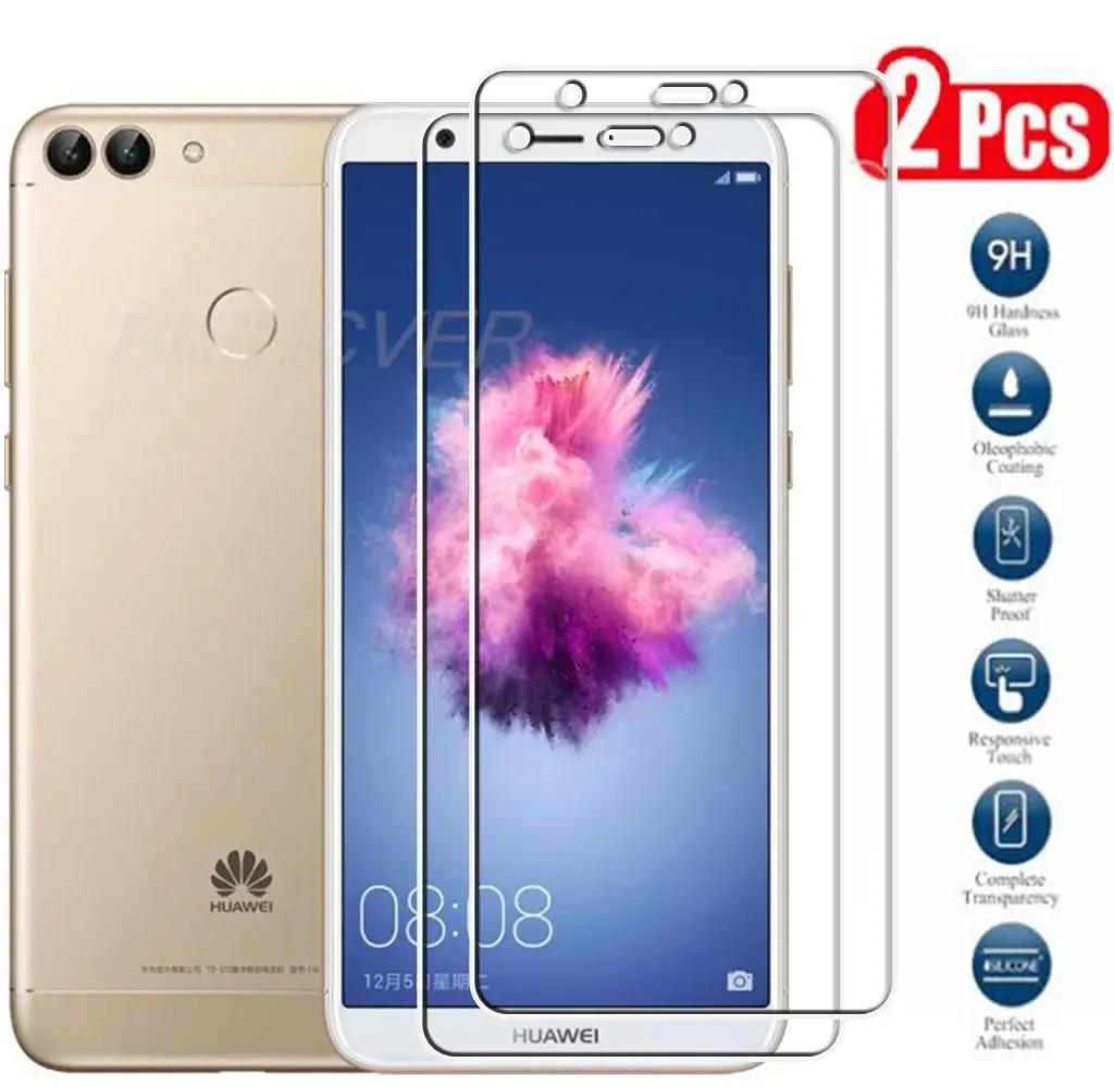 Vetro Temperato Per Huawei P Smart 2017 Pellicola Protettiva Proteggi Schermo Antideflagrante Su Fig-Lx1 Fig-La1 Fig-Lx2 Fig-Lx3 Vetro
