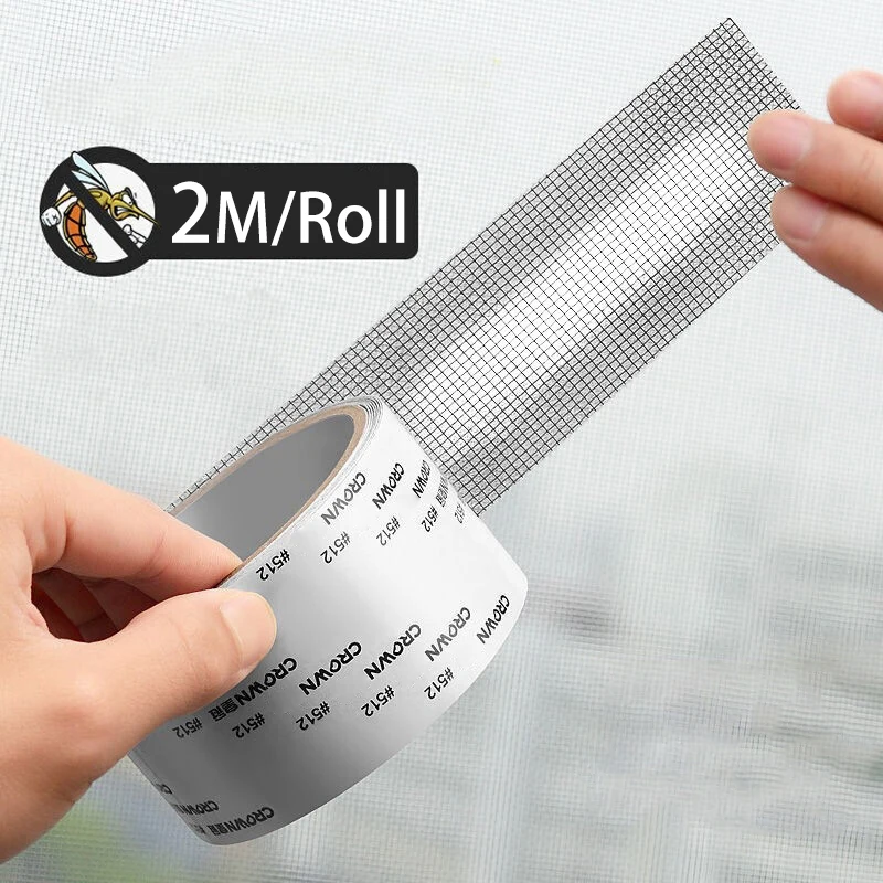 Net Mesh Repair Tape Window Screen Repair Tape Selfadhesive Door Fix