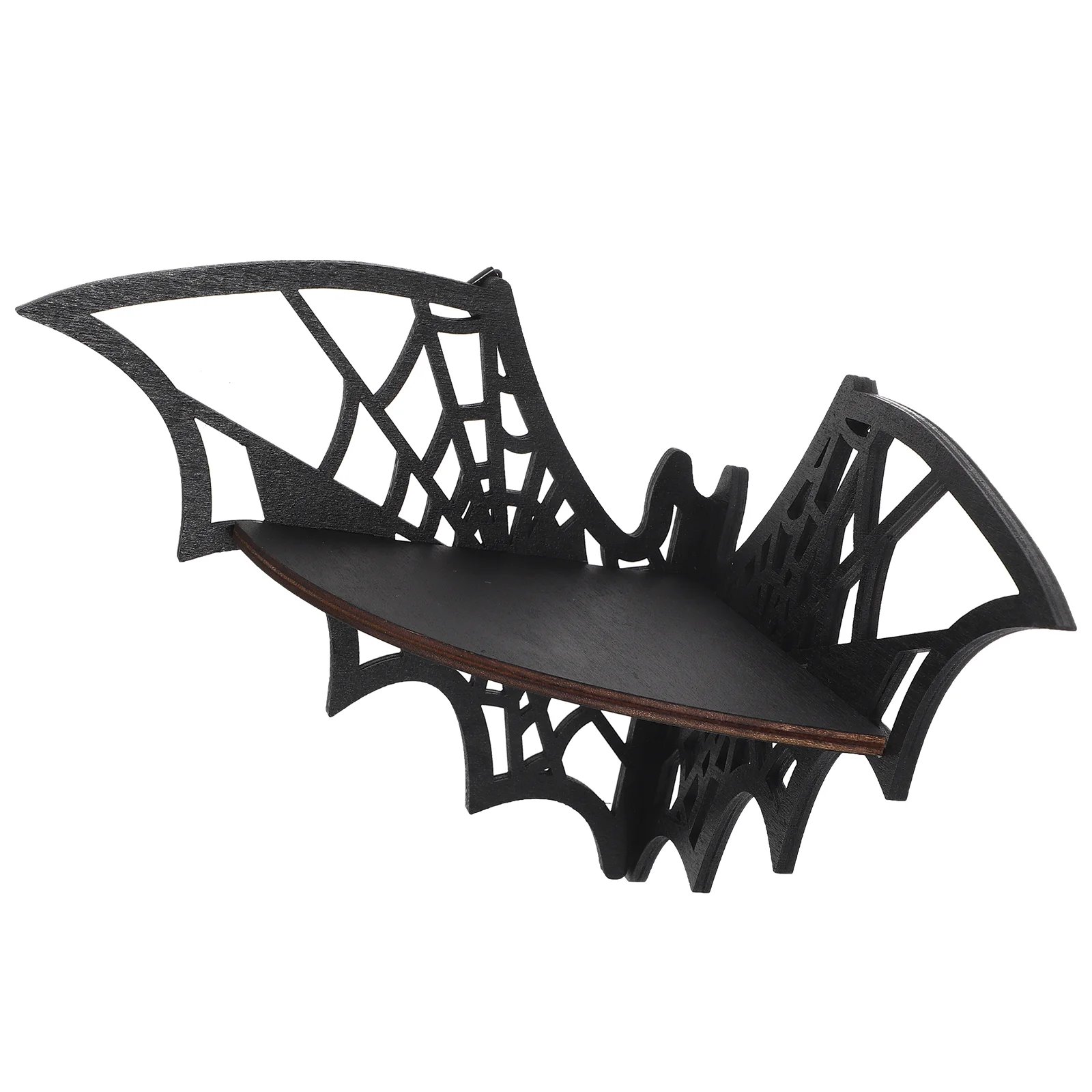 

Bat Corner Shelves Wooden Bat Wall Corner Shelves Gothic Wooden Floating Shelves Crystal Display Shelf Spooky Wall