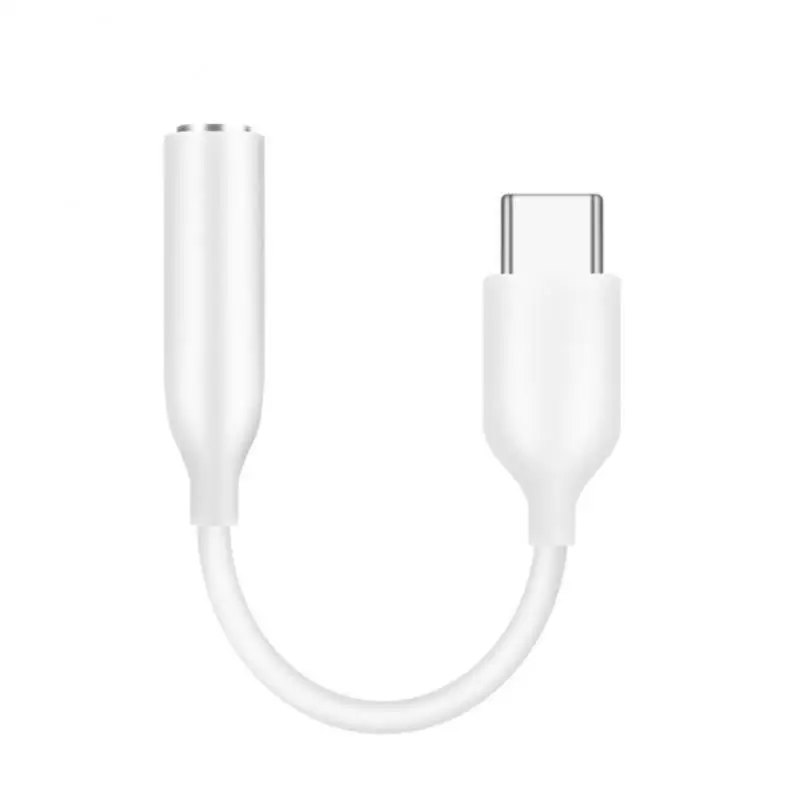 

Audio Cable Earphone Accessories For Huawei P30 Xiaomi Mi 10 9 Es RYRA USB C To 3.5MM Jack Aux Adapter Type-C 3.5 Jack