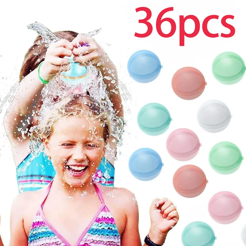 Nový znovu použitelný voda balónků plnitelné voda balón rychlý nalévat sebe pečetního voda bomba stříkající koule pro děti plavání kaluž