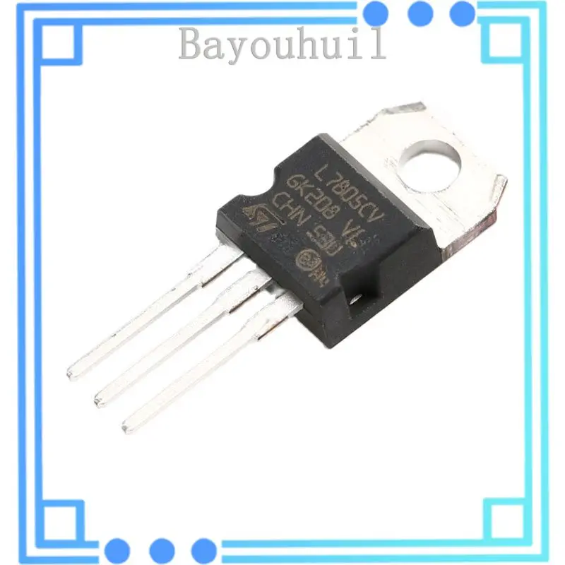 

10PCS Original Authentic Straight Plug L7805CV-DG TO-220 Linear Voltage Regulator Chip 5V 1.5A