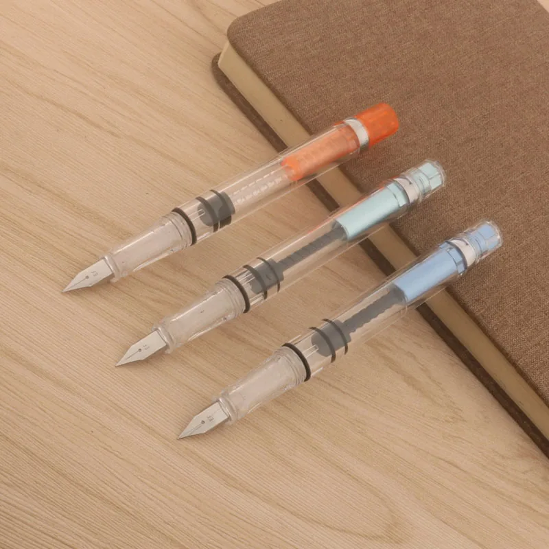 Lightweight gift Fountain Pen piston High capacity fashion pen School Student Office Gifts Stationery fountain pen