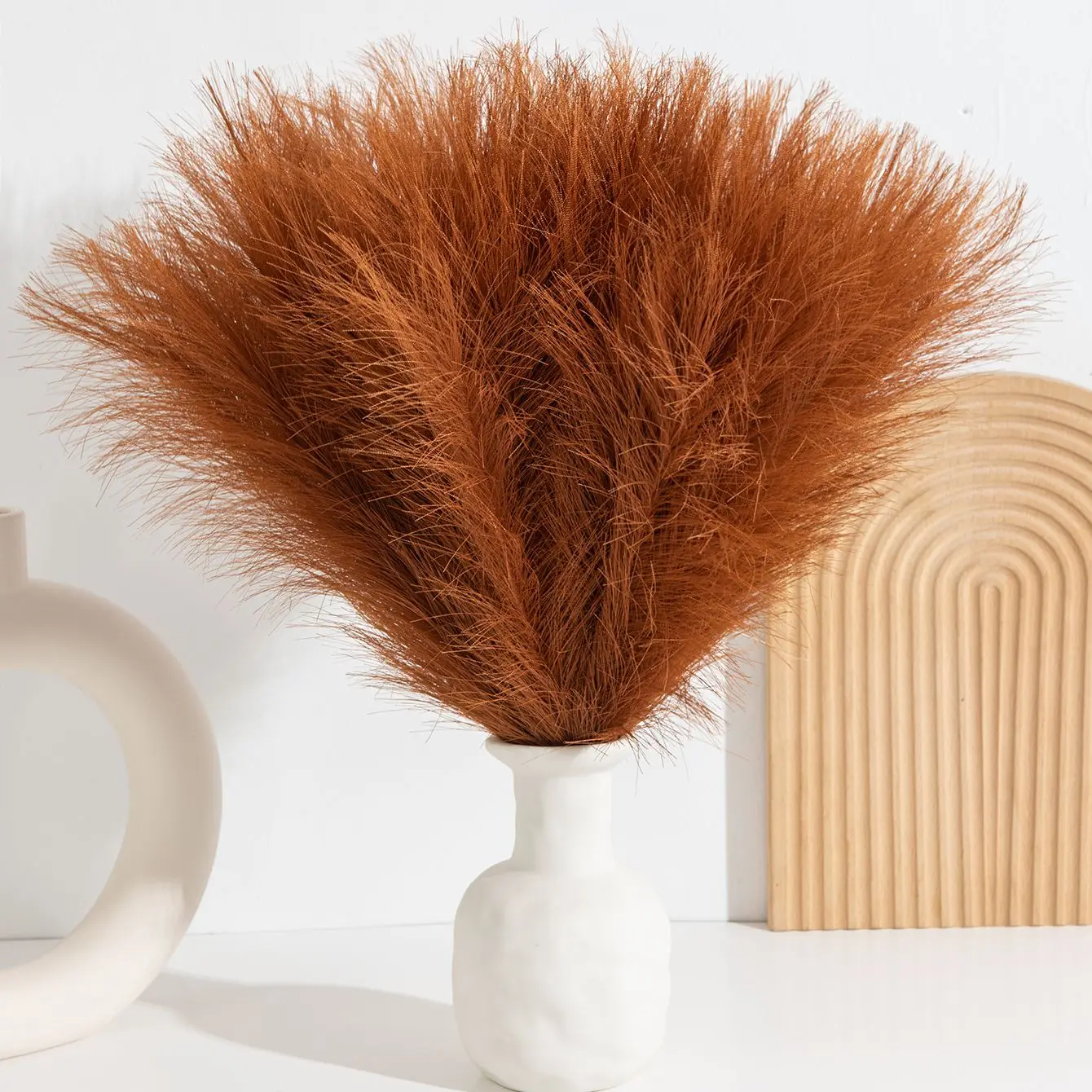 Elegant Artificial Pampas Grass Bouquet