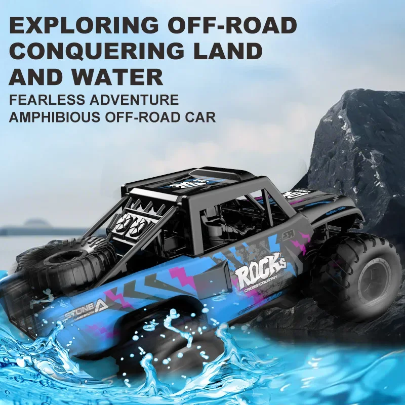 JJRC Q191 Amphibious Remote Control Car Waterproof Multi Terrain Off-road Climbing Car Boy Toy Racing Drift EleCtric Vehicle