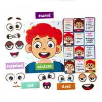Montessori Toys Social Emotional Learning Activities for Kids Educational Sensory Autism Games Speech Therapy Learning Materials 1