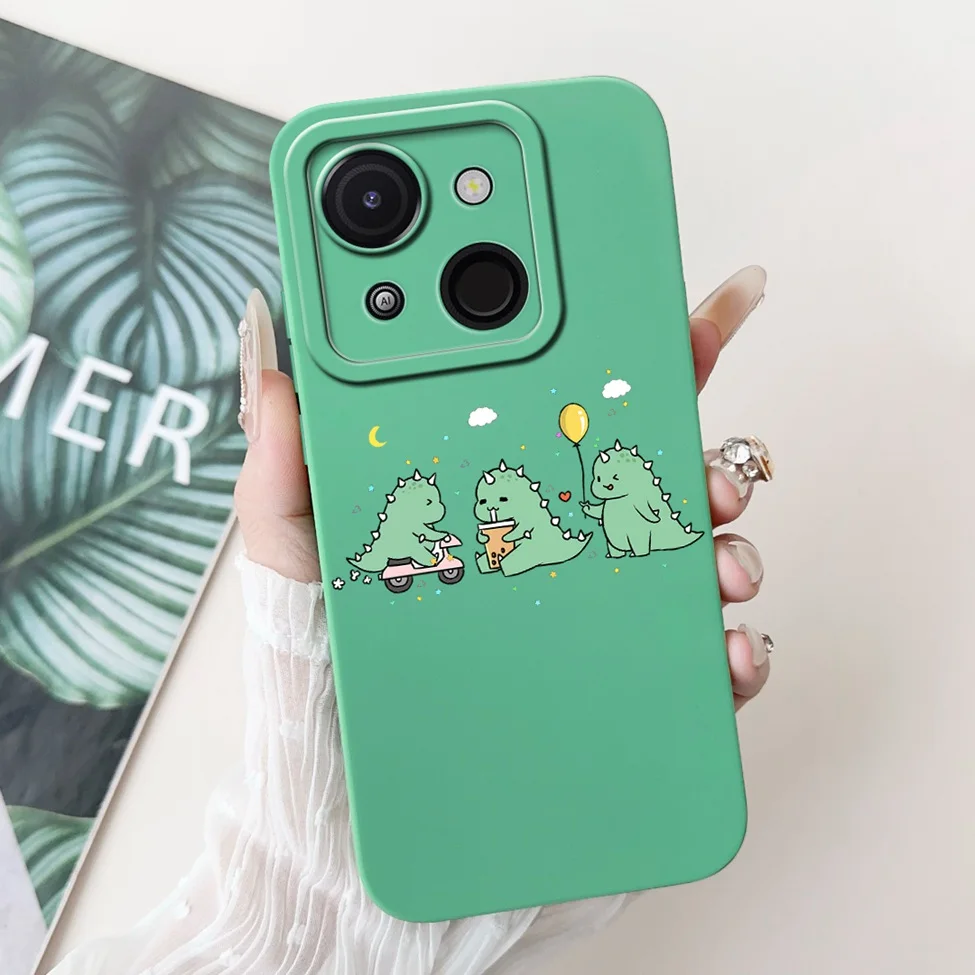 Cute Cat & Floral Silicone Phone Case - Stylish Protective Bumper