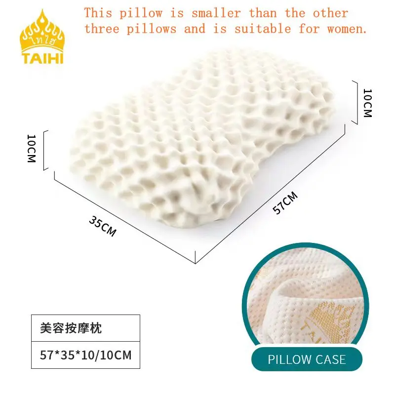 Luxury Thai Latex Orthopedic Pillow - Neck Pain Relief & Vertebrae Support
