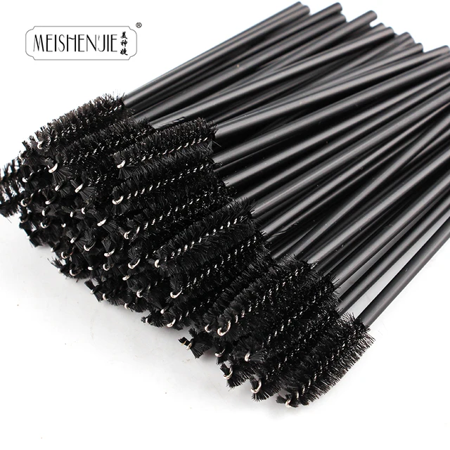 MEISHENJIE Disposable Eyelashes Brush Comb 5-50 PCS Eye Lashes Extension Mascara Wands Makeup Professional Makeup Beauty Tools