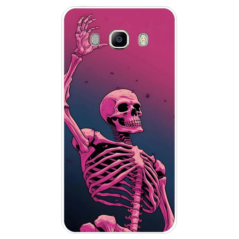 FOR Samsung Galaxy J7 2016 phone back Case J710 J710F Cover FOR Samsung J7 2016 Cases shell silicon back cover flower fruit rose - Image 9