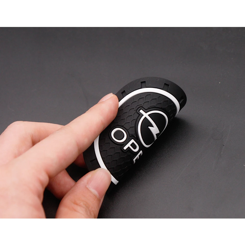 For Opel Astra J K Corsa Vectra D Zafira B Insignia Mokka PVC Car Coaster Water Cup Anti-Slip Silicone Pads Interior Accessories