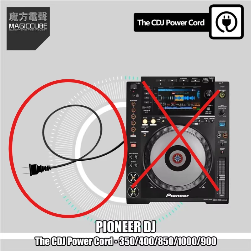 Pioneer DJ CDJ-350 400 850 900 2000 XDJ-1000 Original Electric