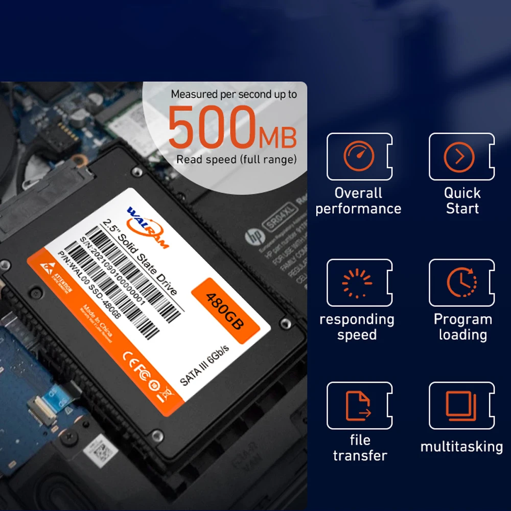 Netac SSD interno de 1 TB SSD até 550 MB/s Disco Rígido Disco de Estado  Sólido SATA SSD 2,5 polegadas Fácil de instalar para Laptop Computer  Upgrade Speed Game