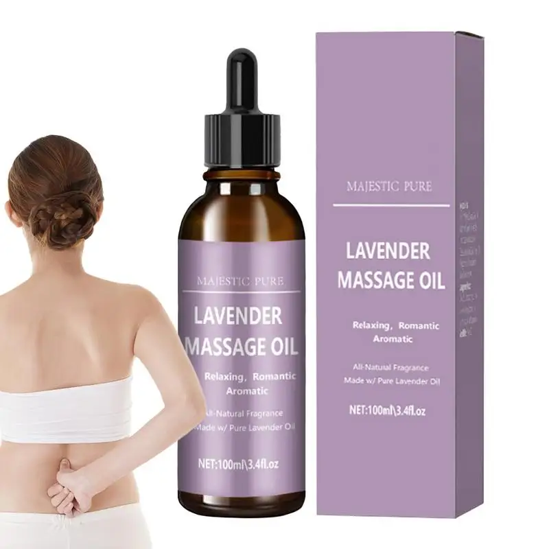 

Lavender Massage Oil 3.4fl.oz Relaxation Massage Oil Hydrating Oil Lavender Oil For Women And Men