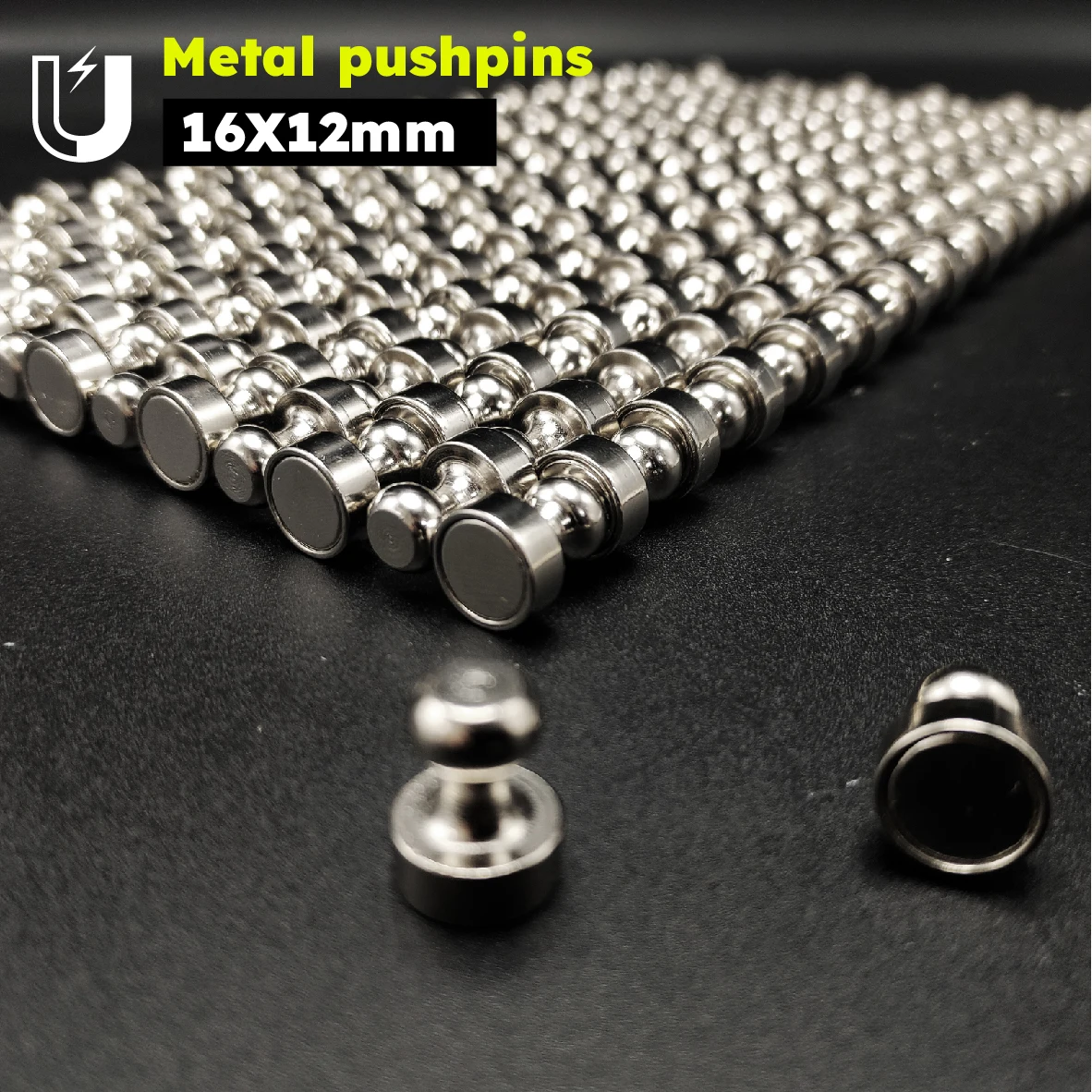 Neodymium Magnet Pushpins 5/10/20 PCs for Refrigerator Whiteboard