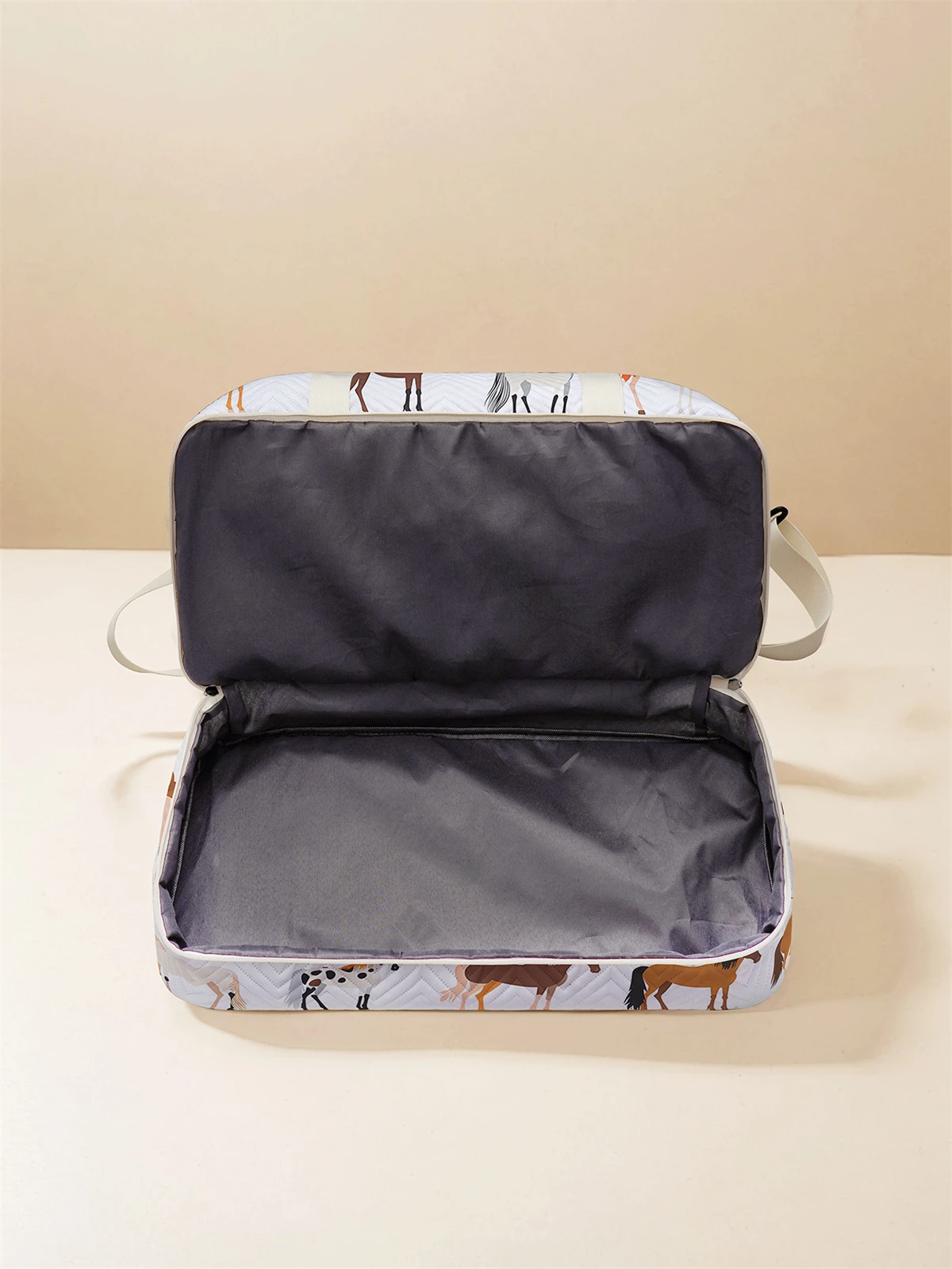 Lightweight wave patterned travel Dufile bag, large capacity sports and fitness storage bag, portable weekend overnight bag