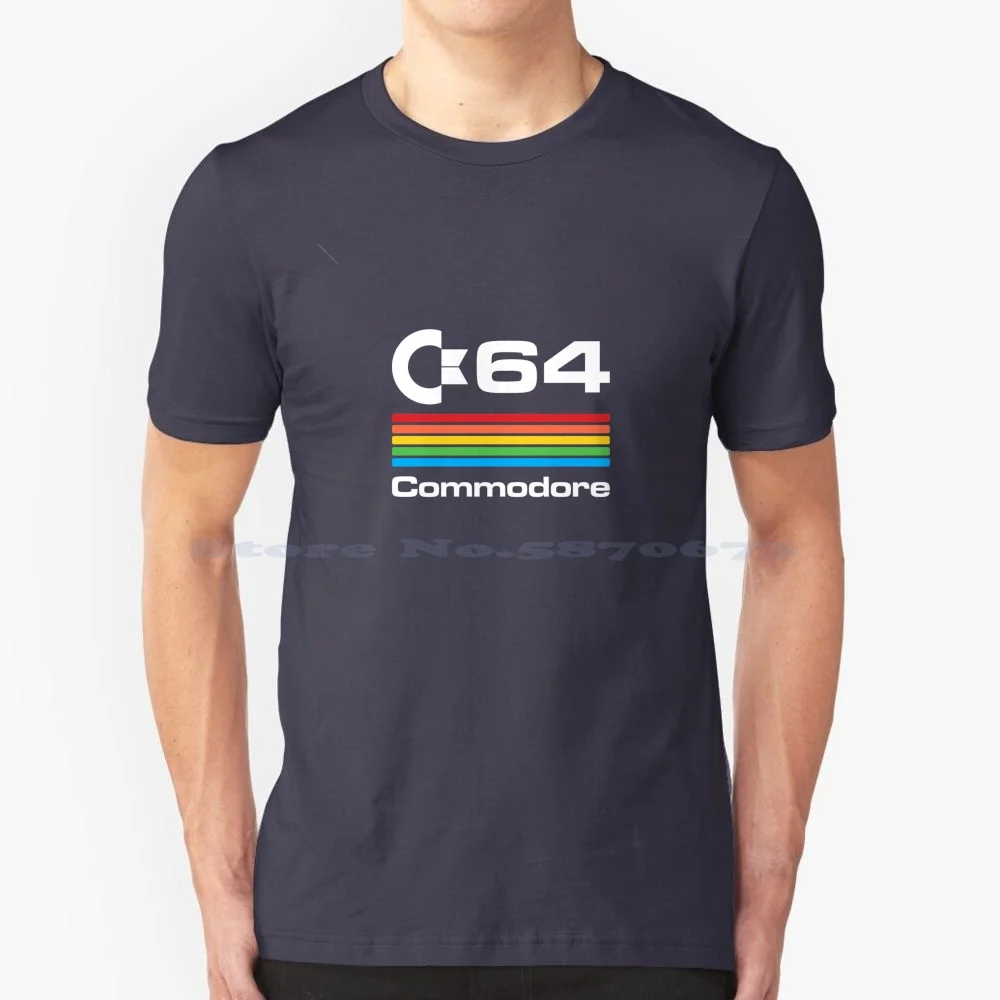 C = 64 Maglietta Di Design 100% Cotone Tee C64 Commodore