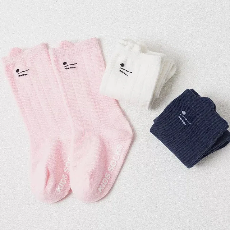 

Kids Knee High Socks for Baby Toddler Cotton Fashion Child School Long Accessories