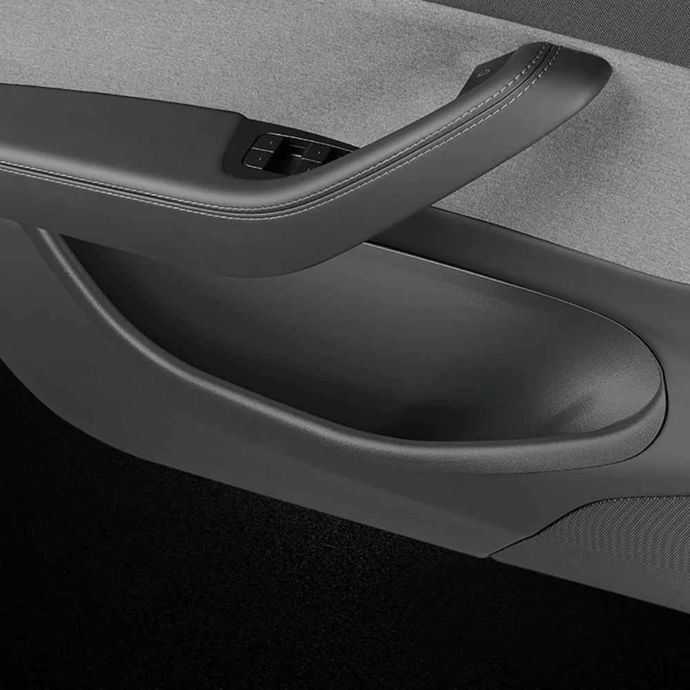 4 Pcs For Tesla Model Y Juniper 2025 Launch Door Side Storage Box Full-Cover Fro